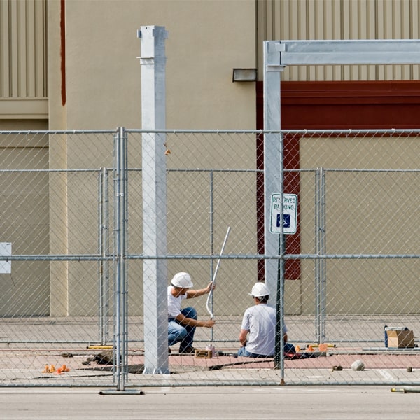 how much time can i lease the temporary fence for my building site or event in Fairfield